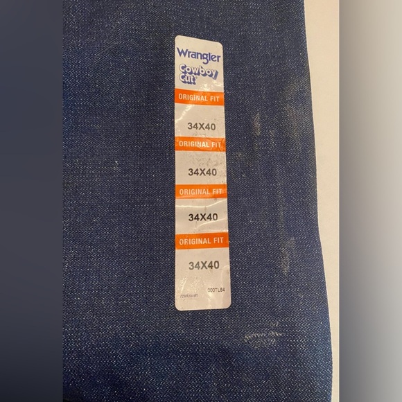 NWT Wrangler Pro Rodeo Jeans Mens 34 x 40 Competition Cowboy Cut - Picture 6 of 6